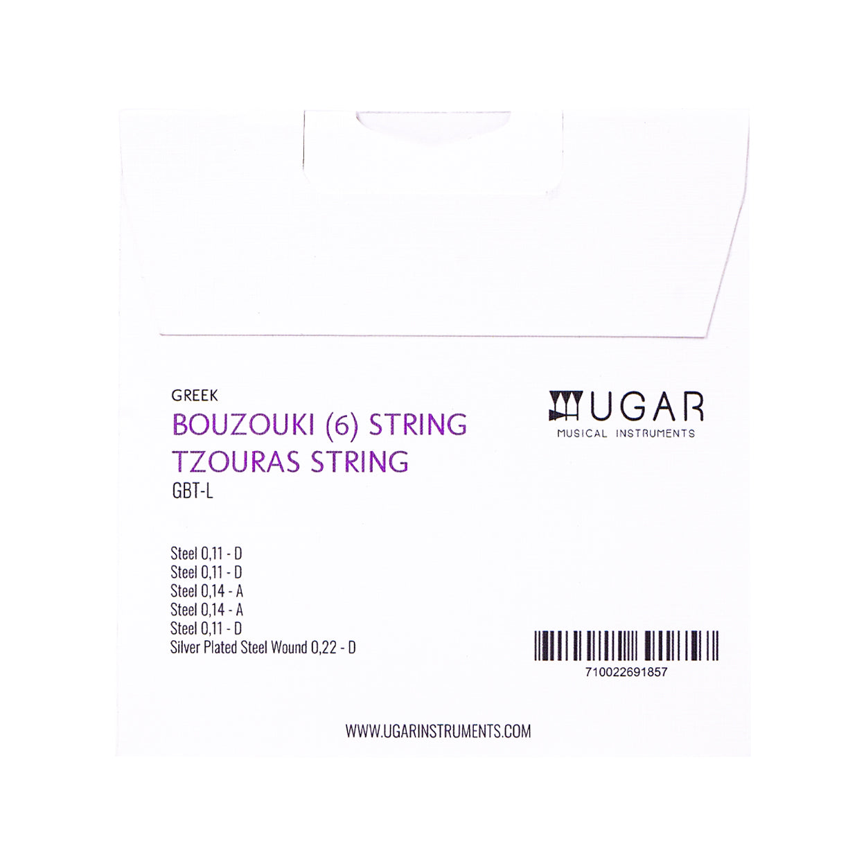 Ugar GBT-L Greek Bouzouki 6 Strings / Tzoura Strings